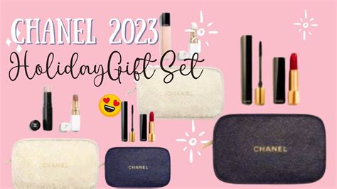 chanel 2023 holiday sets|Chanel no 5 gift set.